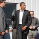 Barack Obama on Oct. 12, 2008, in Swanton, Ohio (Joe Raedle/Getty Images)